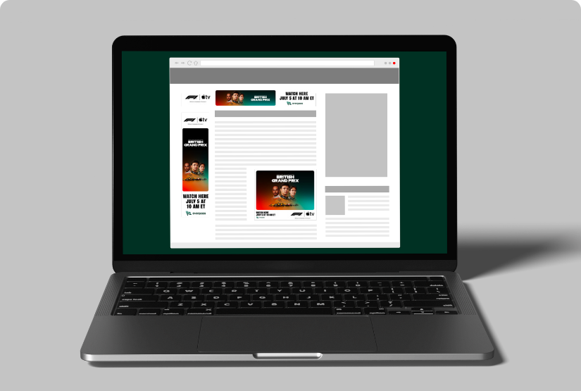 Web Banners - British GP