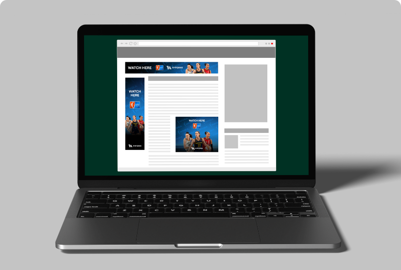 Web Banners - WNBA on Prime